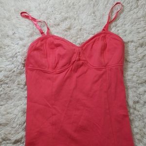 FullTilt Peachy Orange Tank Top size Large, NWT♡